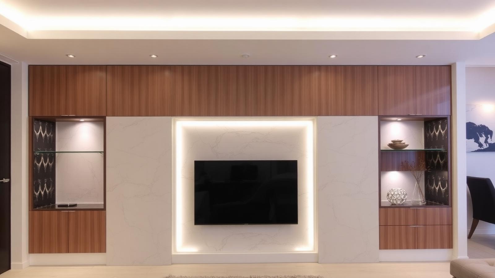 TV Units & Wall Paneling project 2 in Visakhapatnam, Vizianagaram & Srikakulam by MM Interiors Vizag